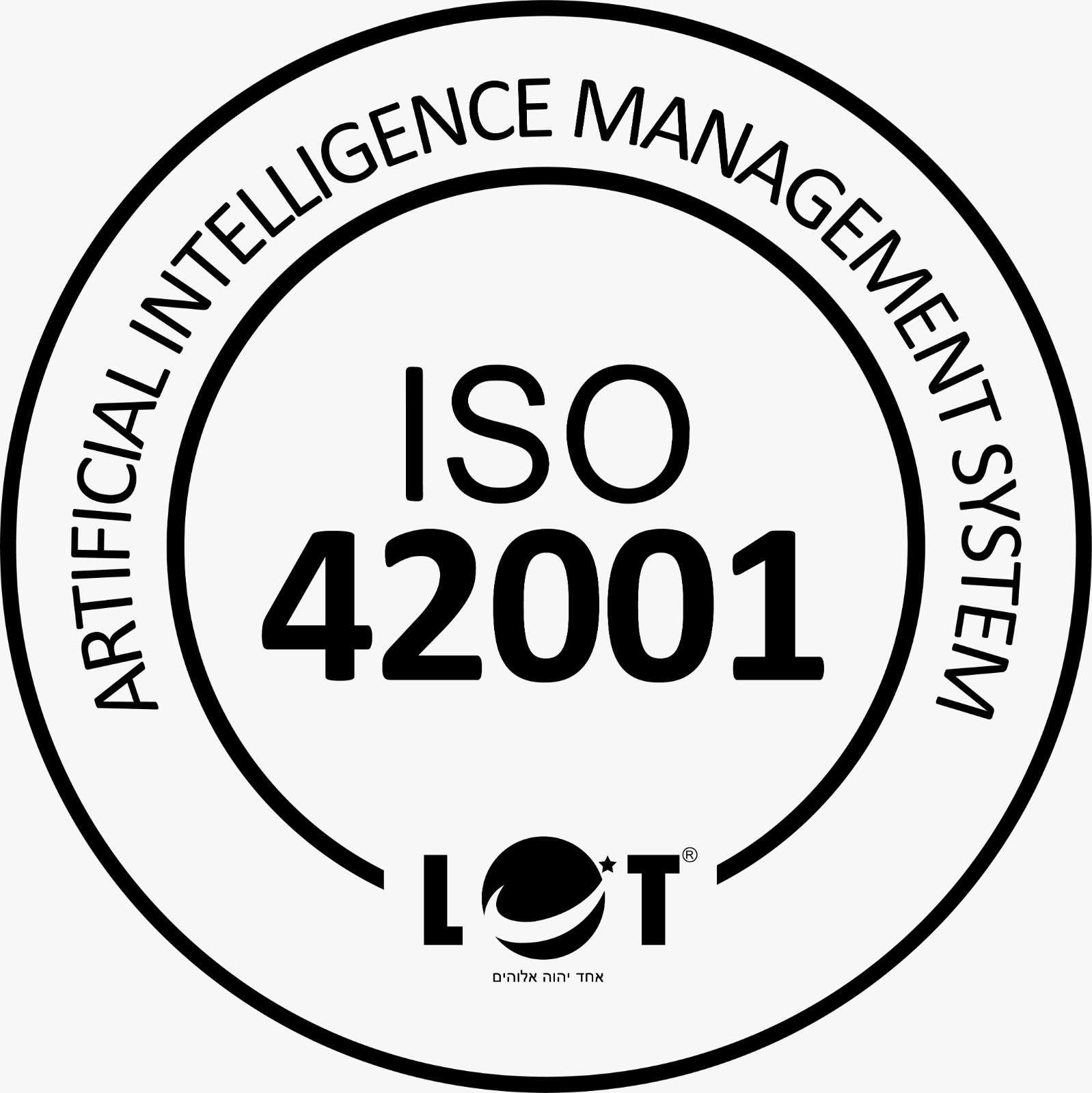 ISO/IEC 42001 certification seal