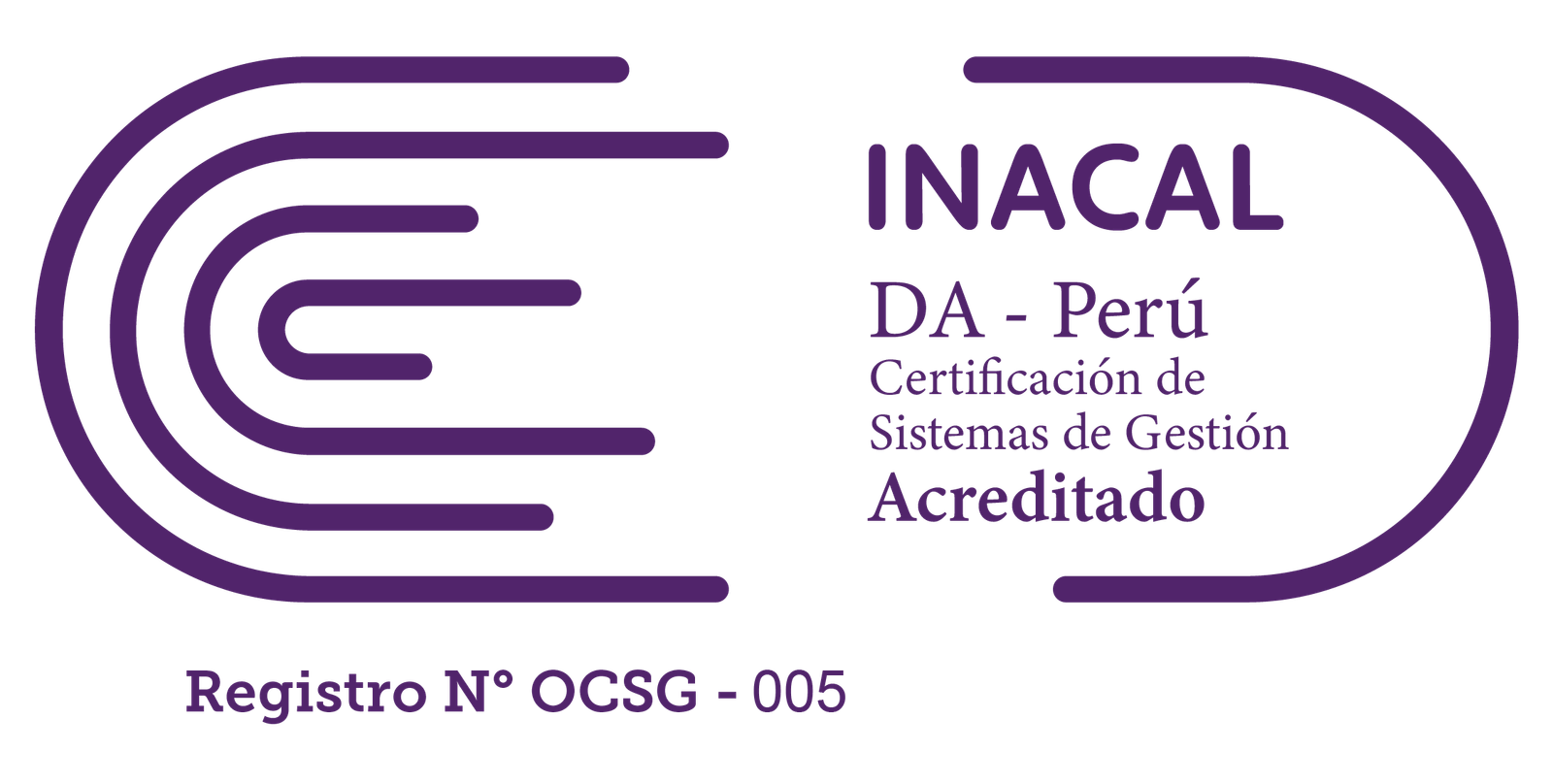 INACAL DA-Peru — Management system certification